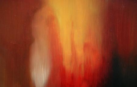 Veil One 2008 oil on wood